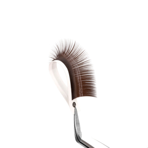 Premium Colored Lashes - Chocolate Brown - 0.05mm